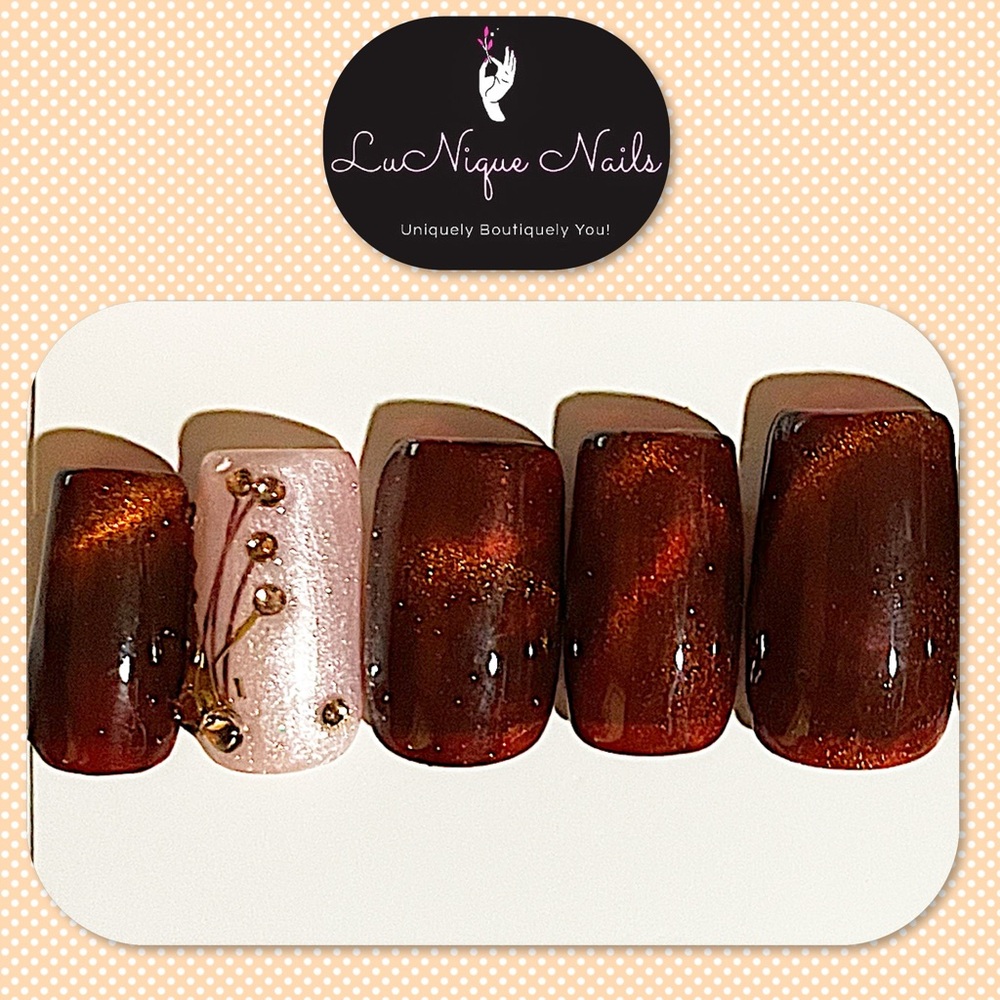 Cat A Lilly Press On Nails-Size L